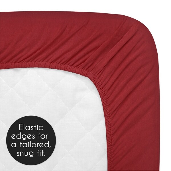 Sweet JoJo Designs Polka Dot Ladybug Fitted Crib Sheet