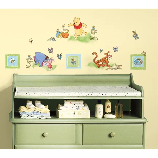 Winnie the Pooh Toddler Peel & Stick Wall Decal Art 4 Winnie the Pooh Toddler Peel & Stick Wall Decal Art
