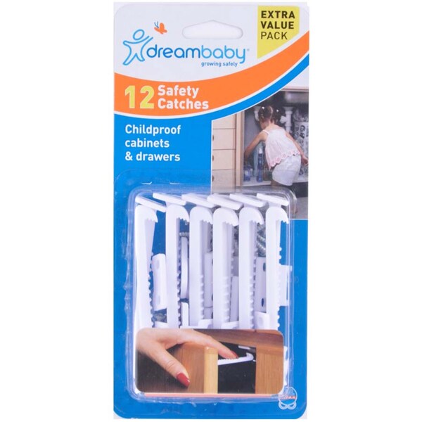 Dreambaby Safety Catches, Pack of 12