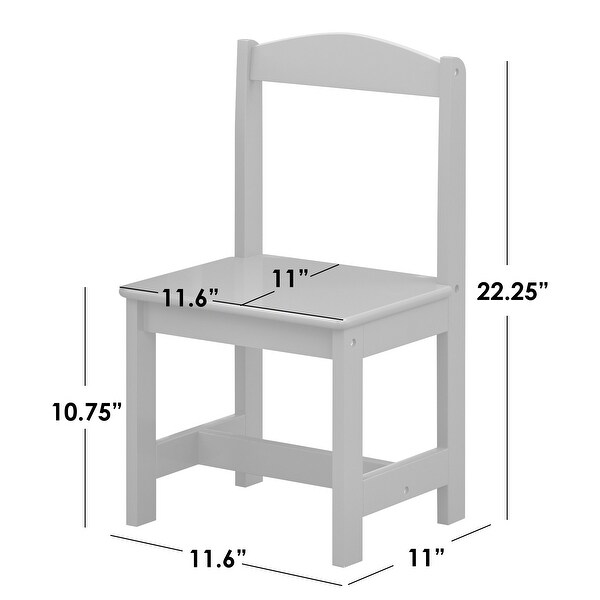 Simple Living White 3-piece Hayden Kids Table/Chair Set