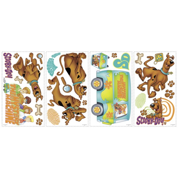 Scooby Doo Peel and Stick Wall Decals