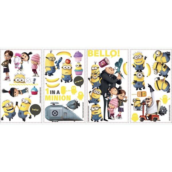 Despicable Me 2 Peel and Stick Wall Decals