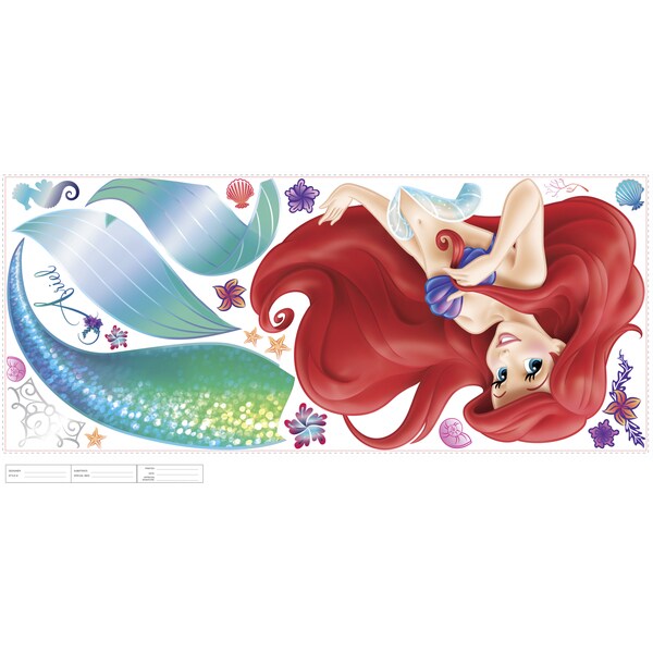 Disney's The Little Mermaid Peel & Stick Giant Wall Decals 3 Disney's The Little Mermaid Peel & Stick Giant Wall Decals