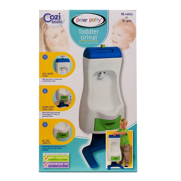 Peter Potty Flushable Toddler Urinal - White