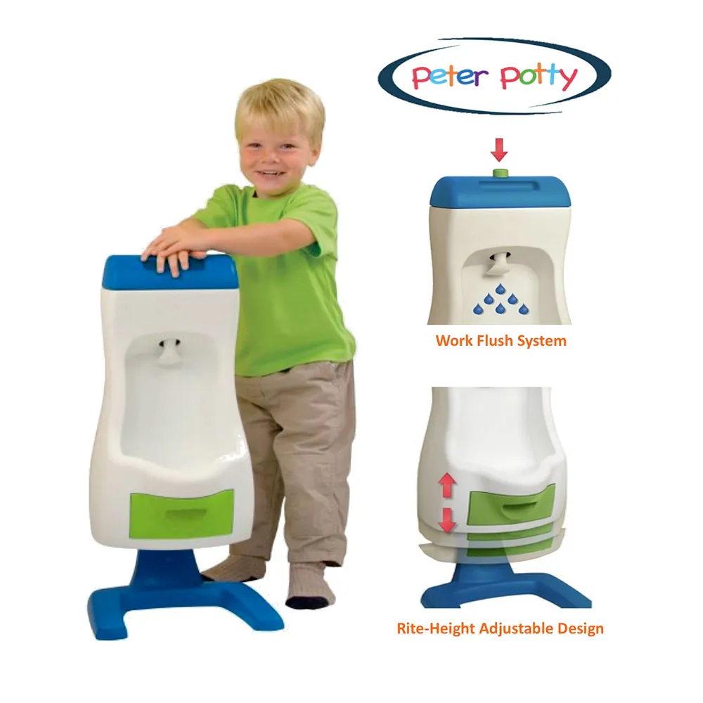 Peter Potty Flushable Toddler Urinal - White