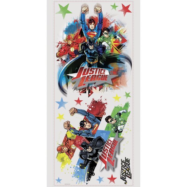 DC Justice League Peel & Stick Giant Wall Decals