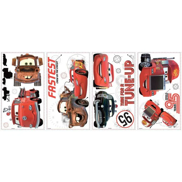 Disney Cars Friends to the Finish Peel and Stick Wall Decals