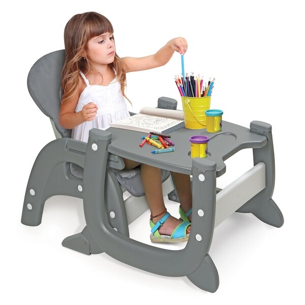 Badger Basket Envee II Baby High Chair with Playtable Conversion