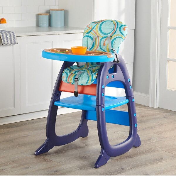 Badger Basket Envee II Baby High Chair with Playtable Conversion