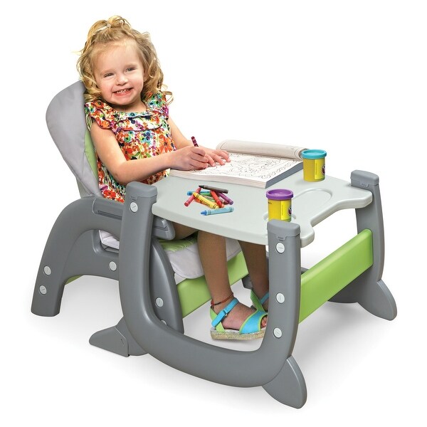 Badger Basket Envee II Baby High Chair with Playtable Conversion