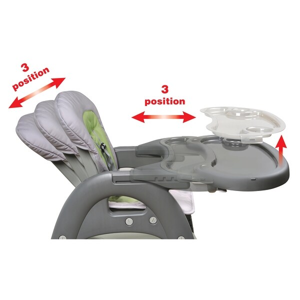 Badger Basket Envee II Baby High Chair with Playtable Conversion