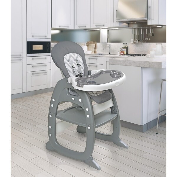 Badger Basket Envee II Baby High Chair with Playtable Conversion