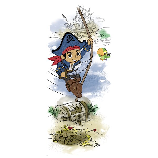 Captain Jake and the Never Land Pirates Treasure Giant Wall Decal by RoomMates