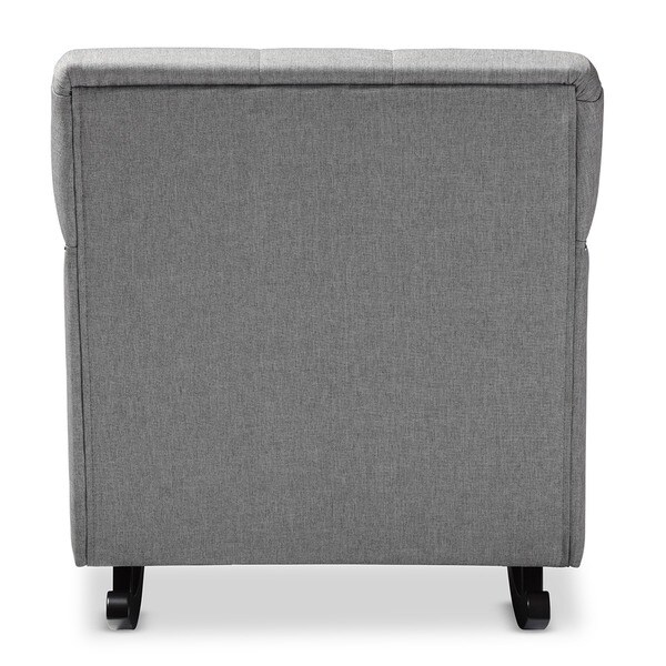 Contemporary Fabric Rocking Chair by Baxton Studio