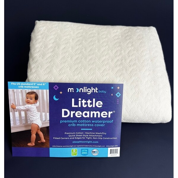 Moonlight Slumber Little Dreamer Naturals Organic Cotton Crib Mattress Cover 5 Moonlight Slumber Little Dreamer Naturals Organic Cotton Crib Mattress Cover