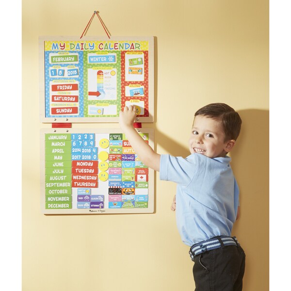 Melissa & Doug My First Daily Magnetic Calendar - Multi