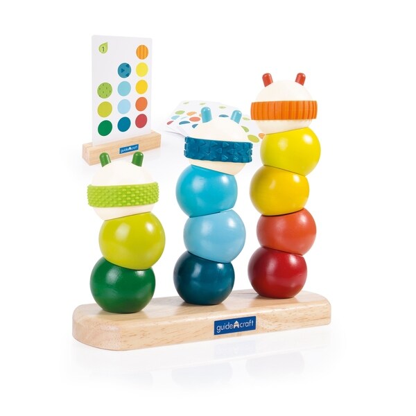 Caterpillar Stacking - Yellow/Blue