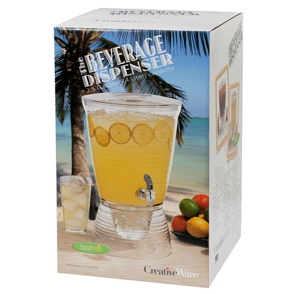 Creativeware Polycarbonate Bark Beverage Dispenser