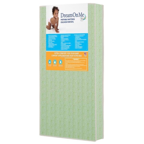 Dream On Me 5-inch Foam Playard Mattress