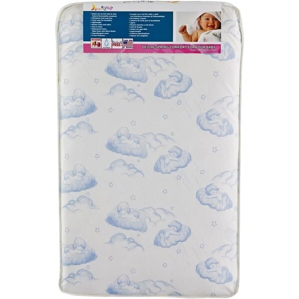 Dream On Me 3-Inch Spring Coil Mini Portable Crib Mattress