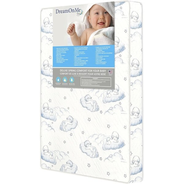 Dream On Me 3-Inch Spring Coil Mini Portable Crib Mattress 3 Dream On Me 3-Inch Spring Coil Mini Portable Crib Mattress