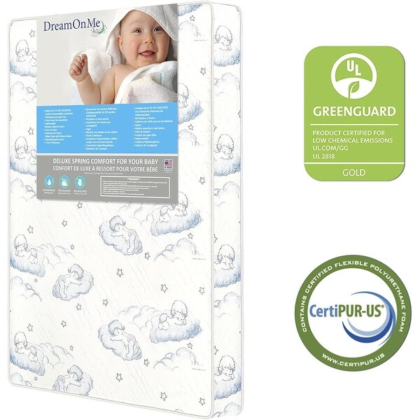 Dream On Me 3-Inch Spring Coil Mini Portable Crib Mattress 5 Dream On Me 3-Inch Spring Coil Mini Portable Crib Mattress