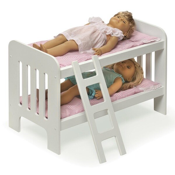 Badger Basket Doll Bunk Bed with Bedding and Ladder