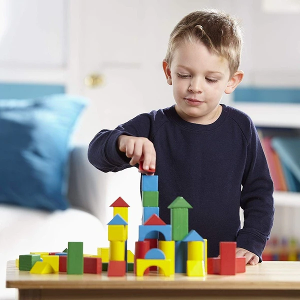 Melissa & Doug Set of 100 Wood Blocks