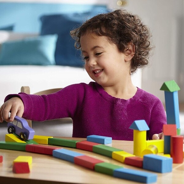 Melissa & Doug Set of 100 Wood Blocks