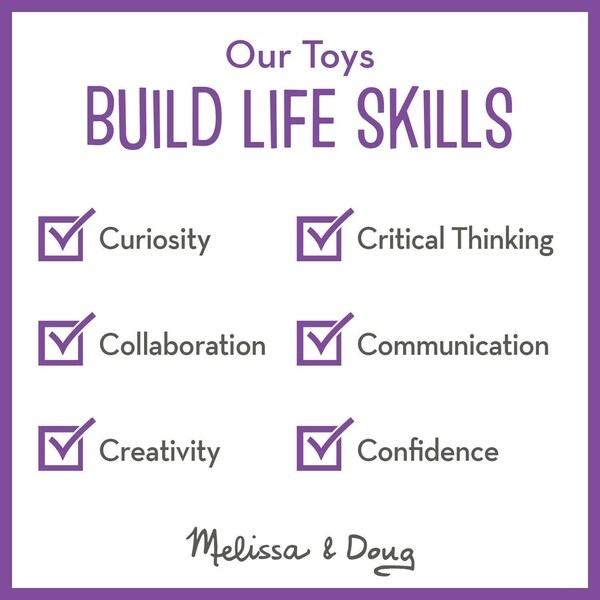 Melissa & Doug Set of 100 Wood Blocks