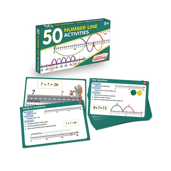 Junior Learning 50 Number Line Activities Learning Set 3 Junior Learning 50 Number Line Activities Learning Set