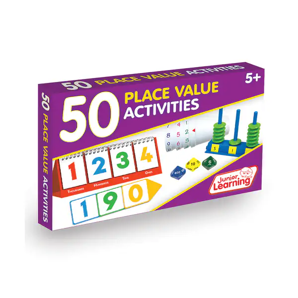 Junior Learning 50 Place Value Activities Plastic Learning Set 5 Junior Learning 50 Place Value Activities Plastic Learning Set