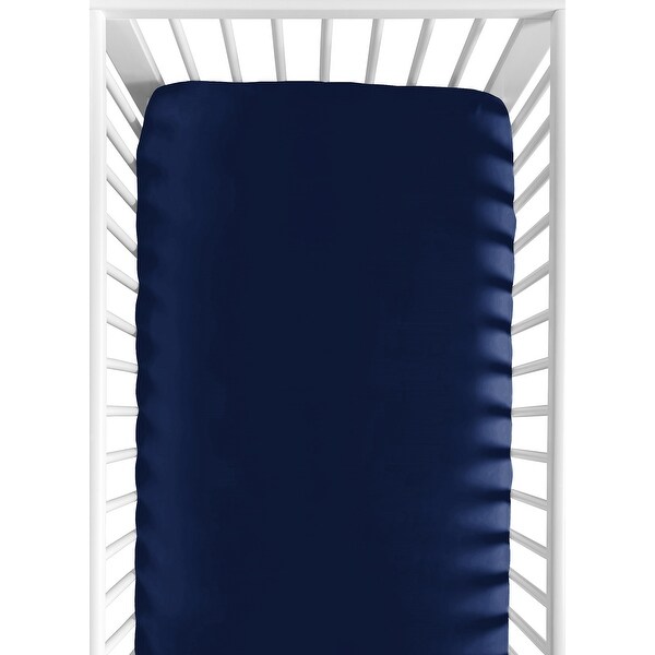 Sweet Jojo Designs Navy/Mint Woodsy Collection Fitted Crib Sheet 2 Sweet Jojo Designs Navy/Mint Woodsy Collection Fitted Crib Sheet