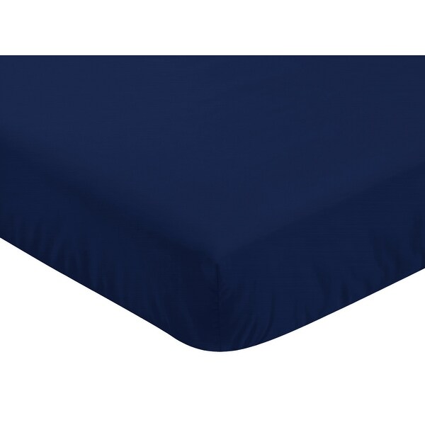 Sweet Jojo Designs Navy/Mint Woodsy Collection Fitted Crib Sheet 4 Sweet Jojo Designs Navy/Mint Woodsy Collection Fitted Crib Sheet