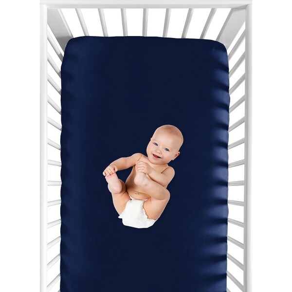 Sweet Jojo Designs Navy/Mint Woodsy Collection Fitted Crib Sheet 5 Sweet Jojo Designs Navy/Mint Woodsy Collection Fitted Crib Sheet