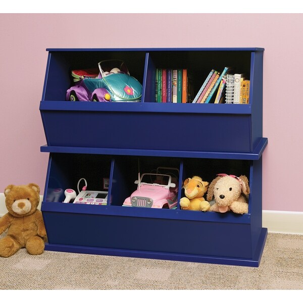 Badger Basket Two Bin Stackable Storage Cubby 21 Badger Basket Two Bin Stackable Storage Cubby