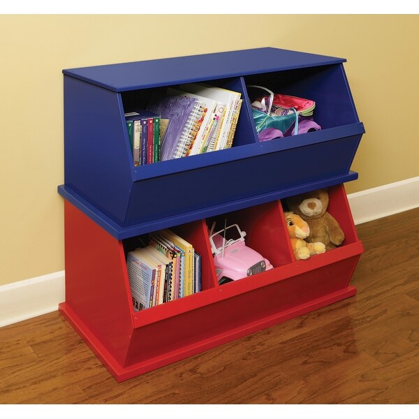 Badger Basket Two Bin Stackable Storage Cubby 25 Badger Basket Two Bin Stackable Storage Cubby