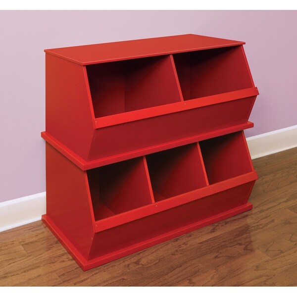 Badger Basket Two Bin Stackable Storage Cubby 37 Badger Basket Two Bin Stackable Storage Cubby