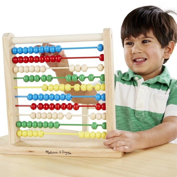 Melissa & Doug Abacus Classic Wooden Toy - Multi